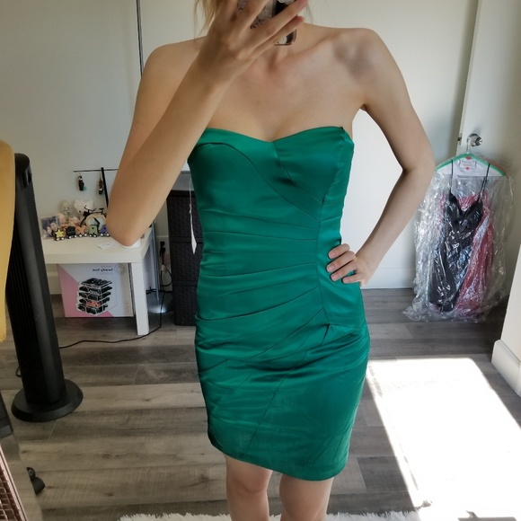 b darlin green dress